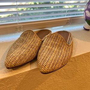 Woven Slide Mules